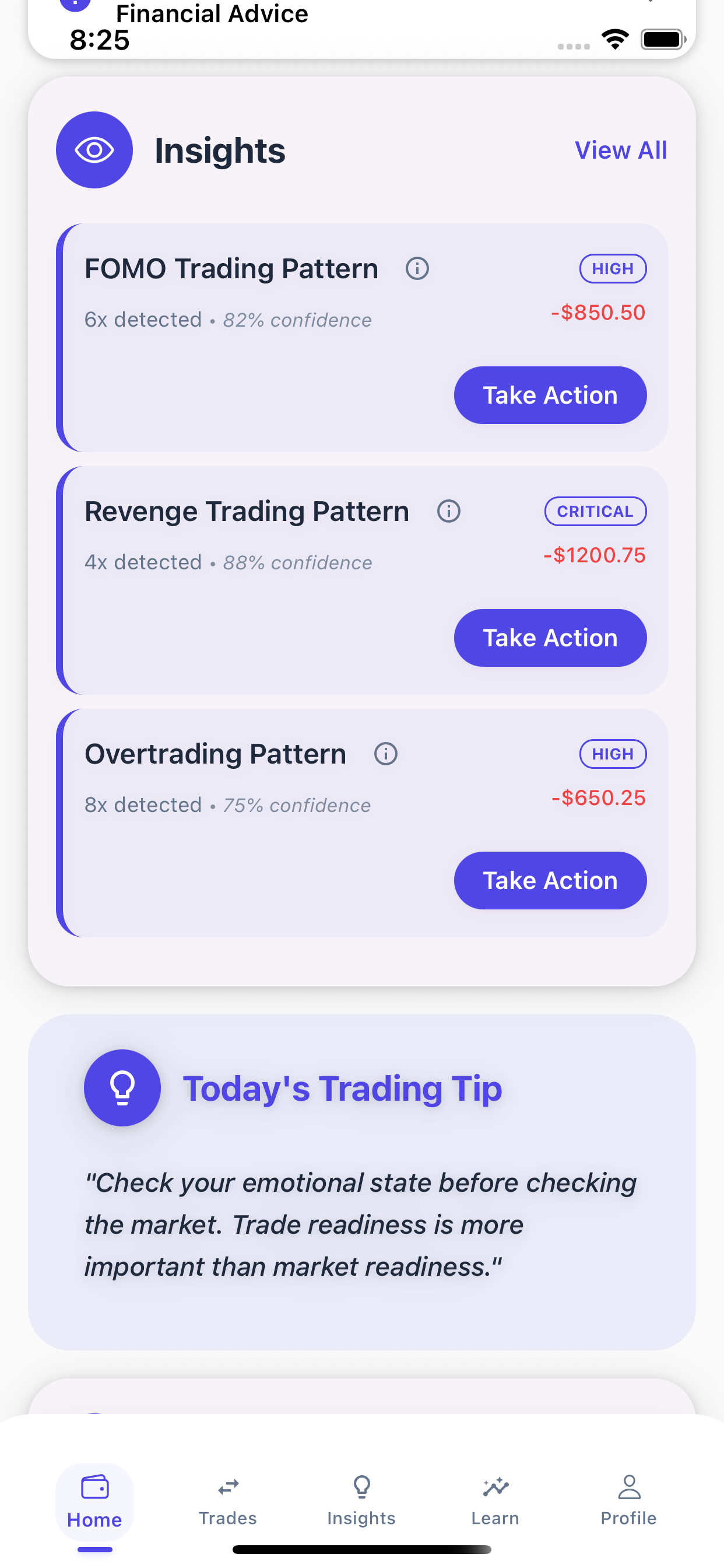 ZennyTrader Pattern Detection